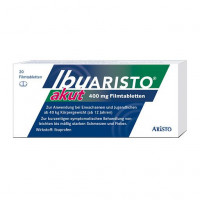 Препарат с ибупрофеном от боли и лихорадке IBUARISTO akut 400 mg Filmtabletten 20 шт Aristo Pharma
